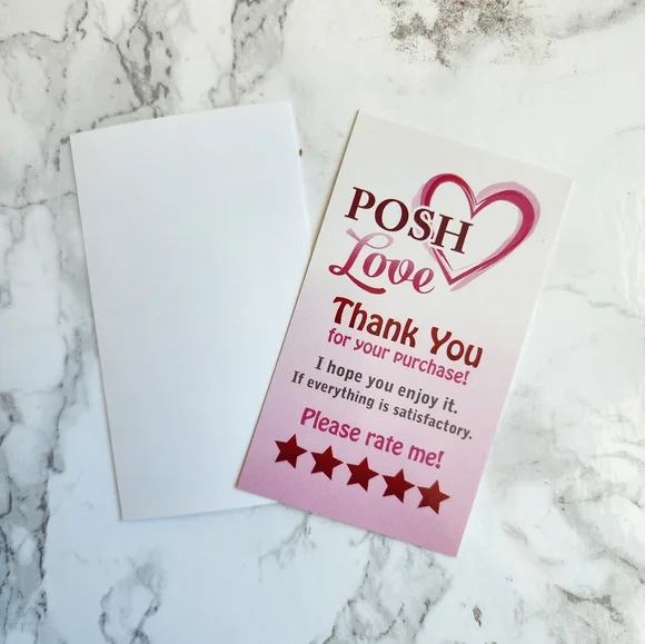 200 Thank You Cards insert business card - Picture 16 of 16